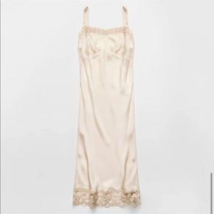 NWT Simone Rocha x H&M Satin Slip-style Dress L